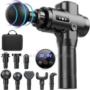 Massage Gun With Multiple Heads