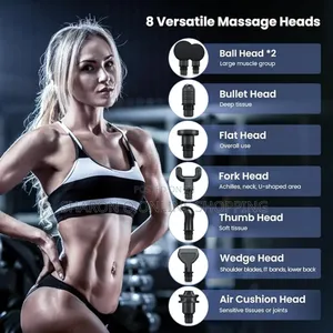 Massage Gun With Multiple Heads