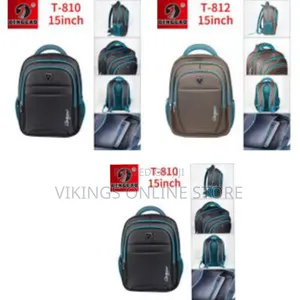 Denggao 15 Inch Laptop Backpack Waterproof School Bag- Multicolor