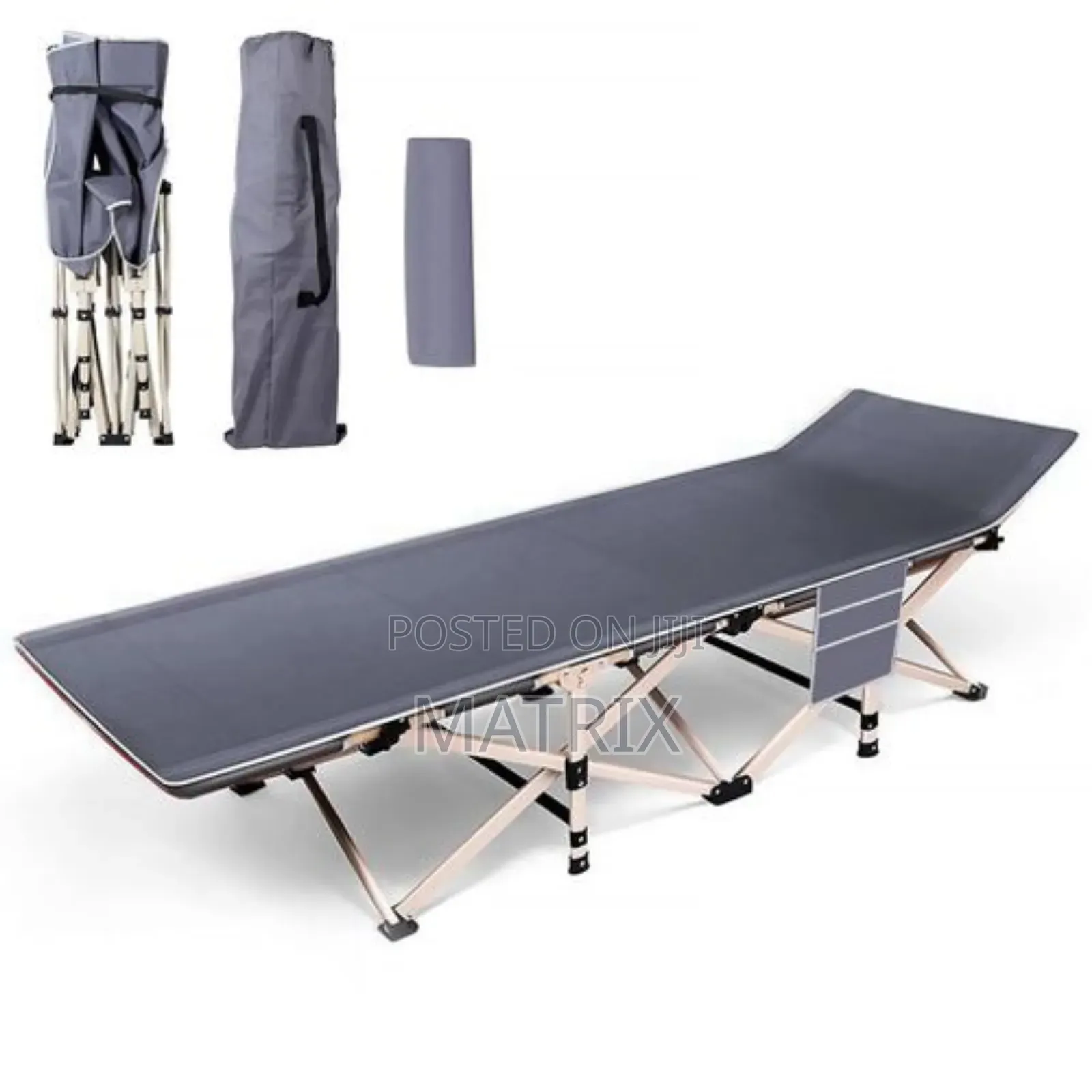 Folding Camping Bed for Adults Heavy Duty, Extra Wide Sturdy