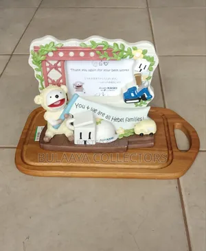 Japanese Collectible Asahi Kasei "Hebel Families" Branded Photo Frame.