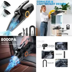 Car Vacuum Cleaner, Handheld Vacuum High Power 8000pa, Mini Portable