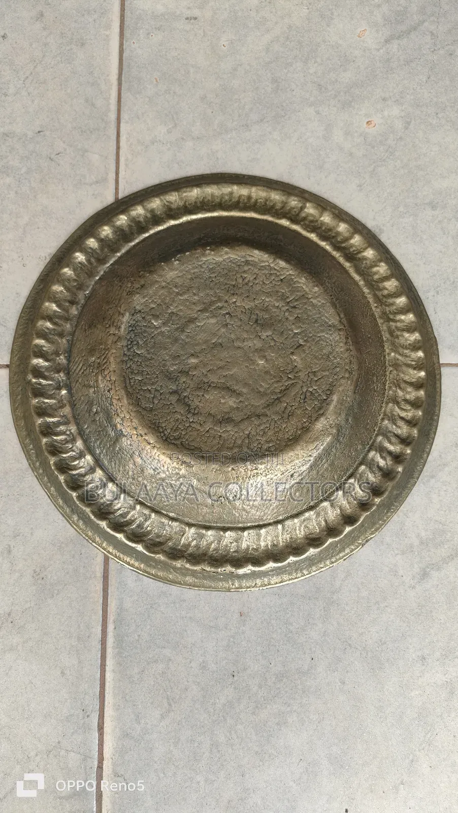Antique Bronze Plate or Wall Decor, Germany Used.