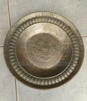 Antique Bronze Plate or Wall Decor, Germany Used.