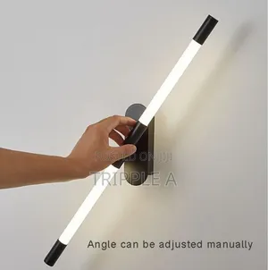 Rotatable Black Bedroom Vanity Light Bar