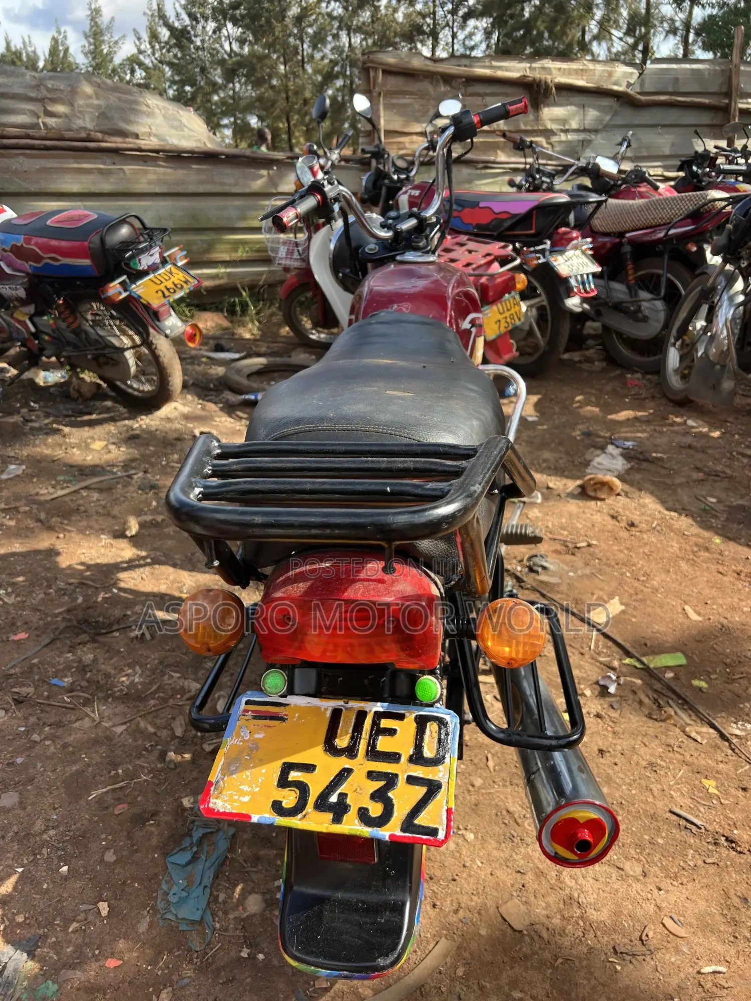 TVS XL 100 2016 Red