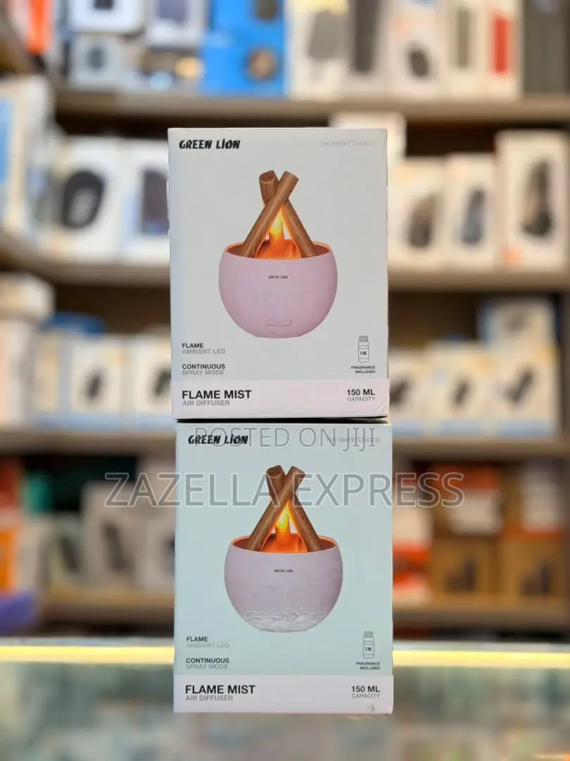 Green Lion Flame Mist Air Diffuser, Spray Mode, 150ml Capacity,