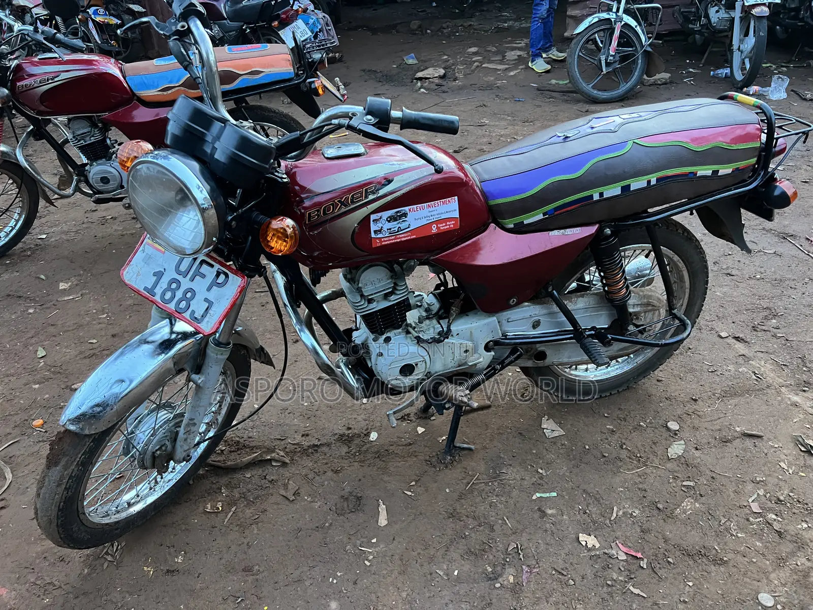 Bajaj Boxer 100 2020 Red