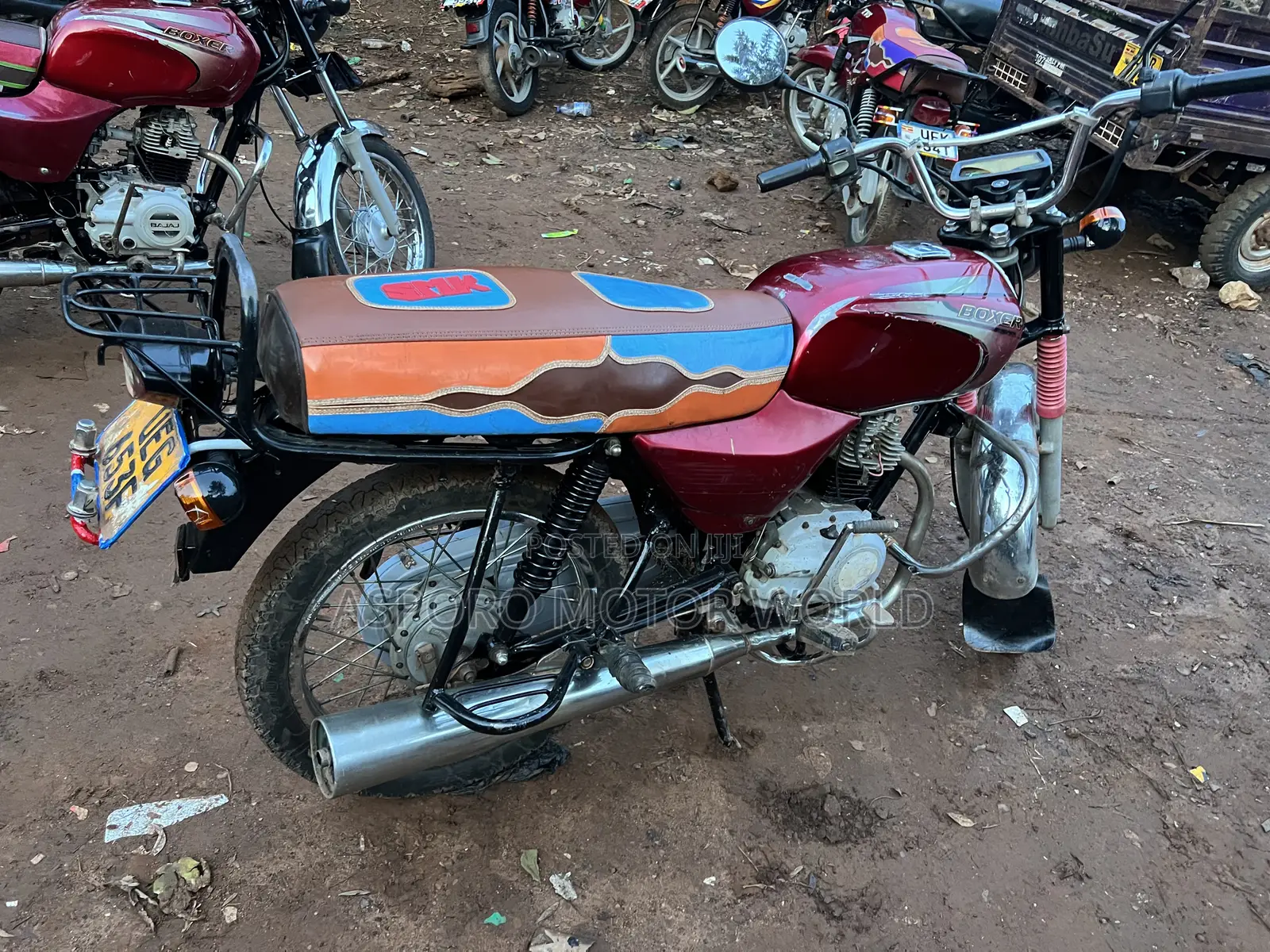 Bajaj Boxer 100 2018 Red