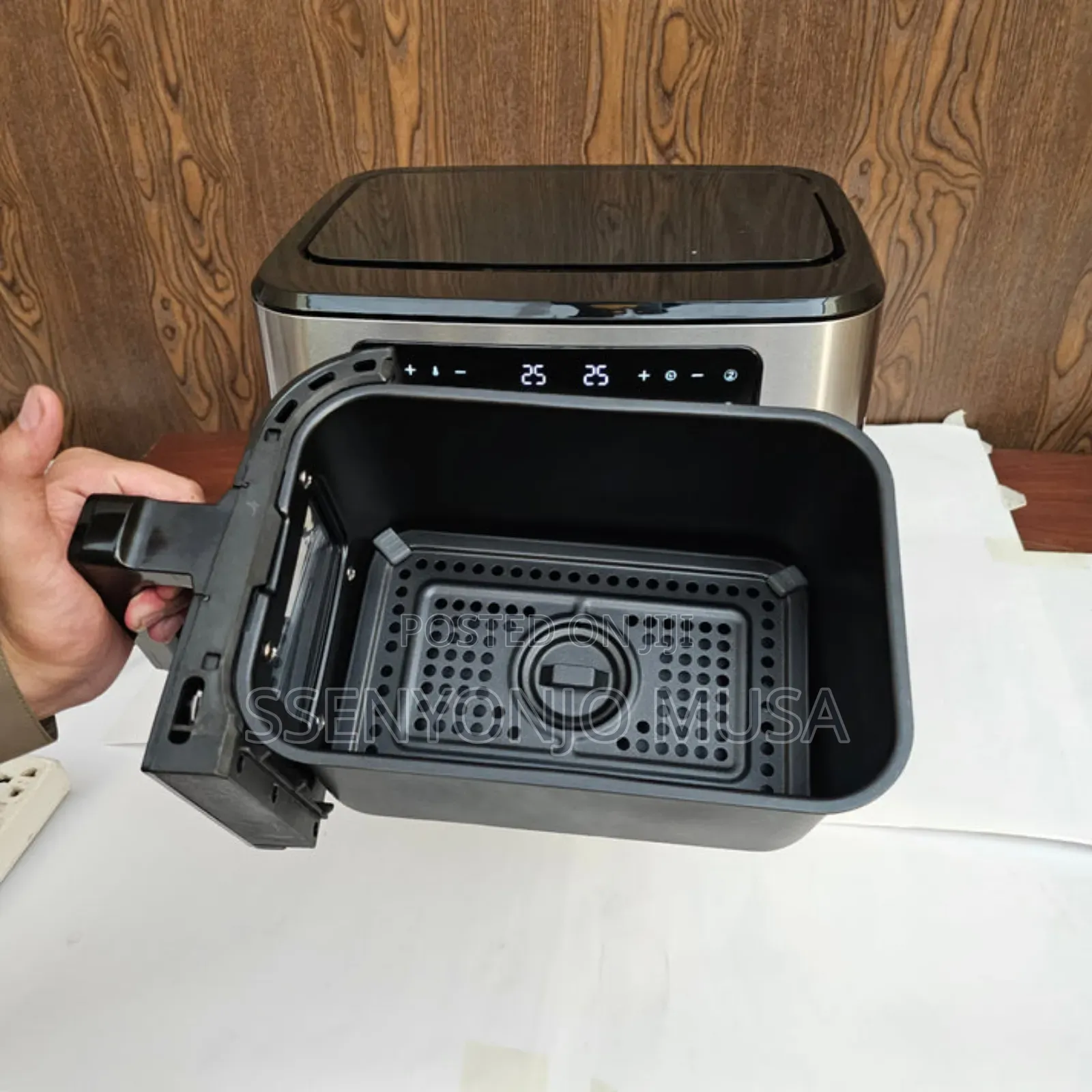 Geepas 9l Dual Basket Digital Air Fryer – Vortex Technology, 1800w