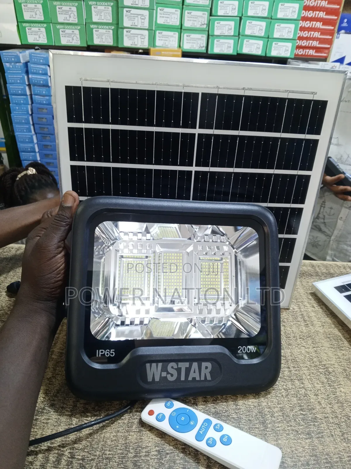 200w W-Star Solar Flood Light