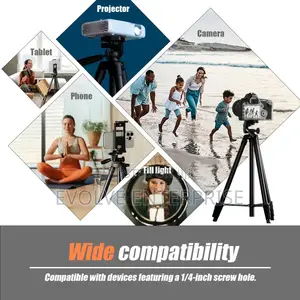 Kingjoy Phone Camera Tripod Stand Holder