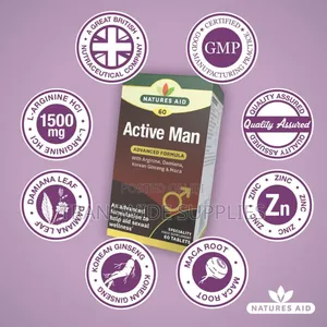 Natures Aid Active Man Uk 60tabs - For Erectile Dysfunction