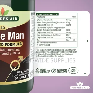 Natures Aid Active Man Uk 60tabs - For Erectile Dysfunction