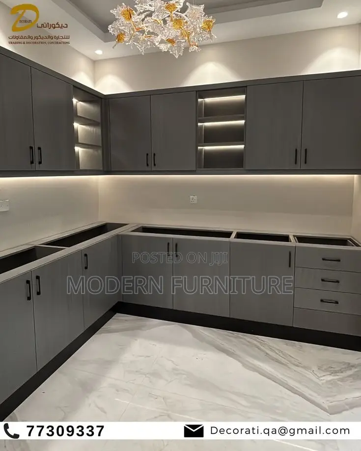 Laminated Kitchen Shelves