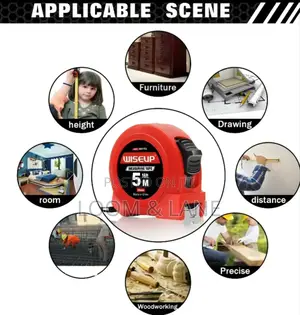 Wiseup 5metres Industrial Measuring Tape.