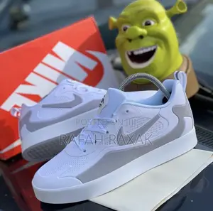 Original Nike Air React Grey/White Rubber Sneakers