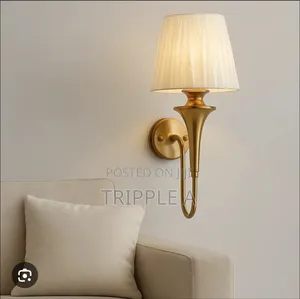 Golden Wall Mounted Lamp