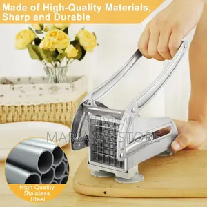 Stainless Steel Potato Chipper and French Fry Cutter