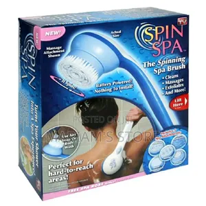 Spin Spa Body Brush Set With 5 Attachments.