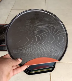 Japanese-Style Half Moon Serving Tray Set.