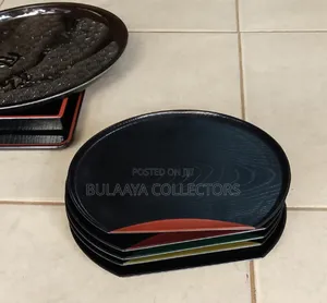 Japanese-Style Half Moon Serving Tray Set.