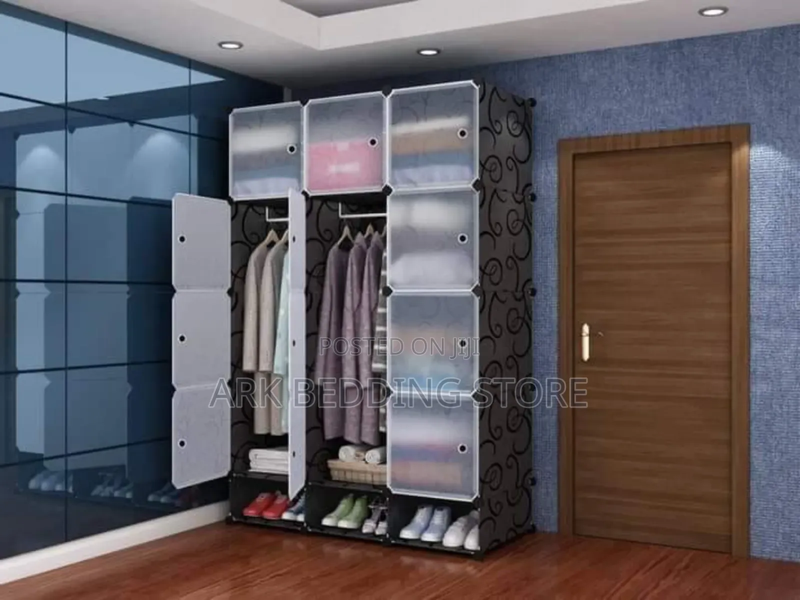 Black 3 Column Wardrobes