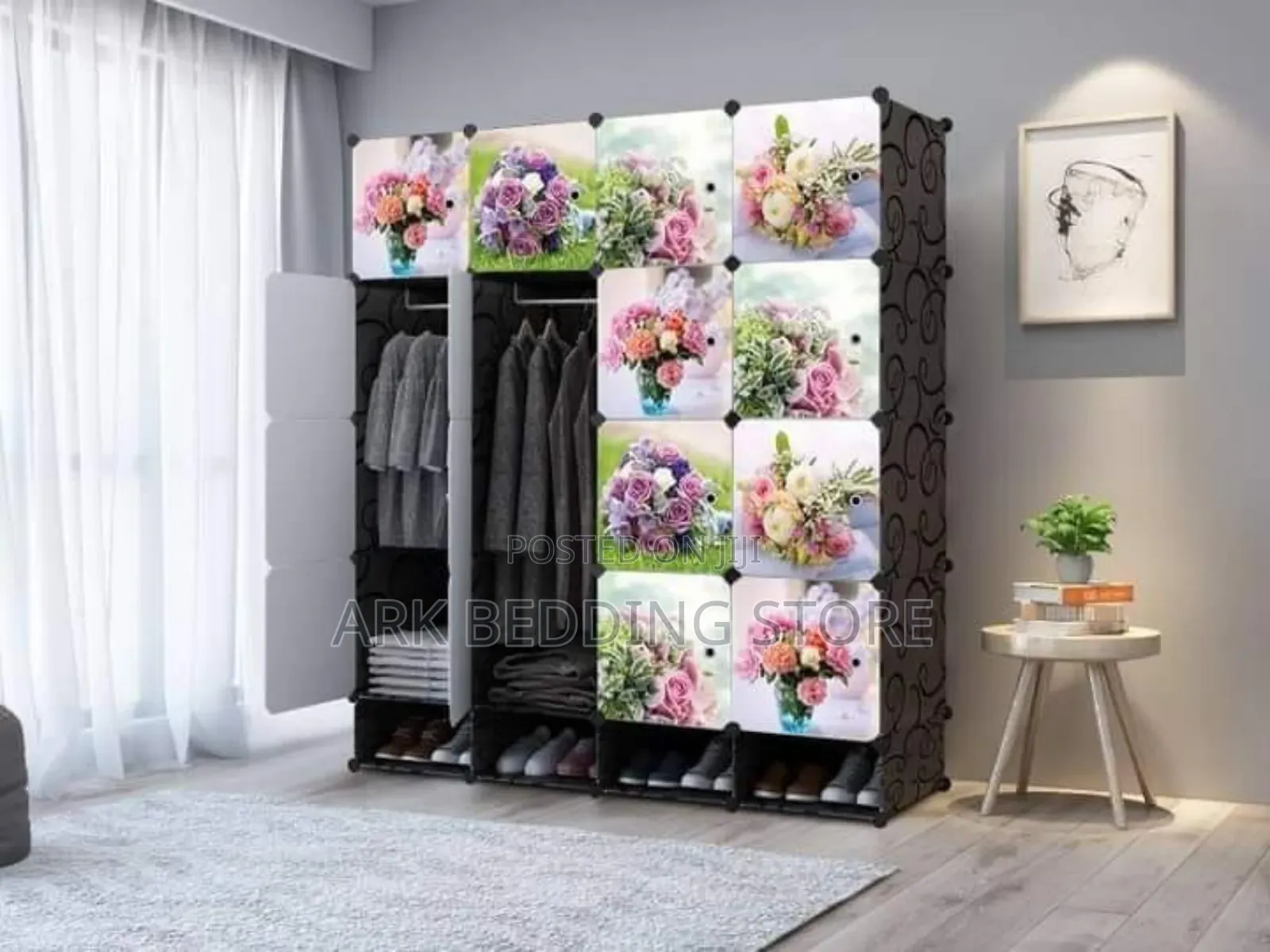 4 Column Wardrobes (Flowered)