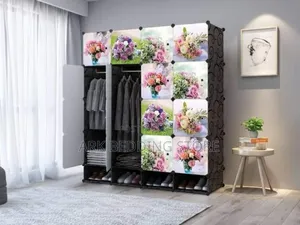4 Column Wardrobes (Flowered)