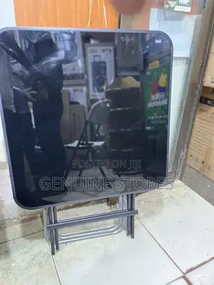Foldable Adjustable Glass Table