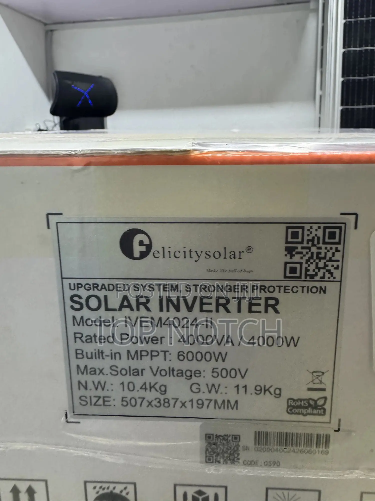4kva/4000w/24v Hybrid Inverter