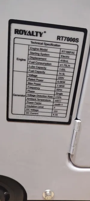8kva Royalty Diesel Generator