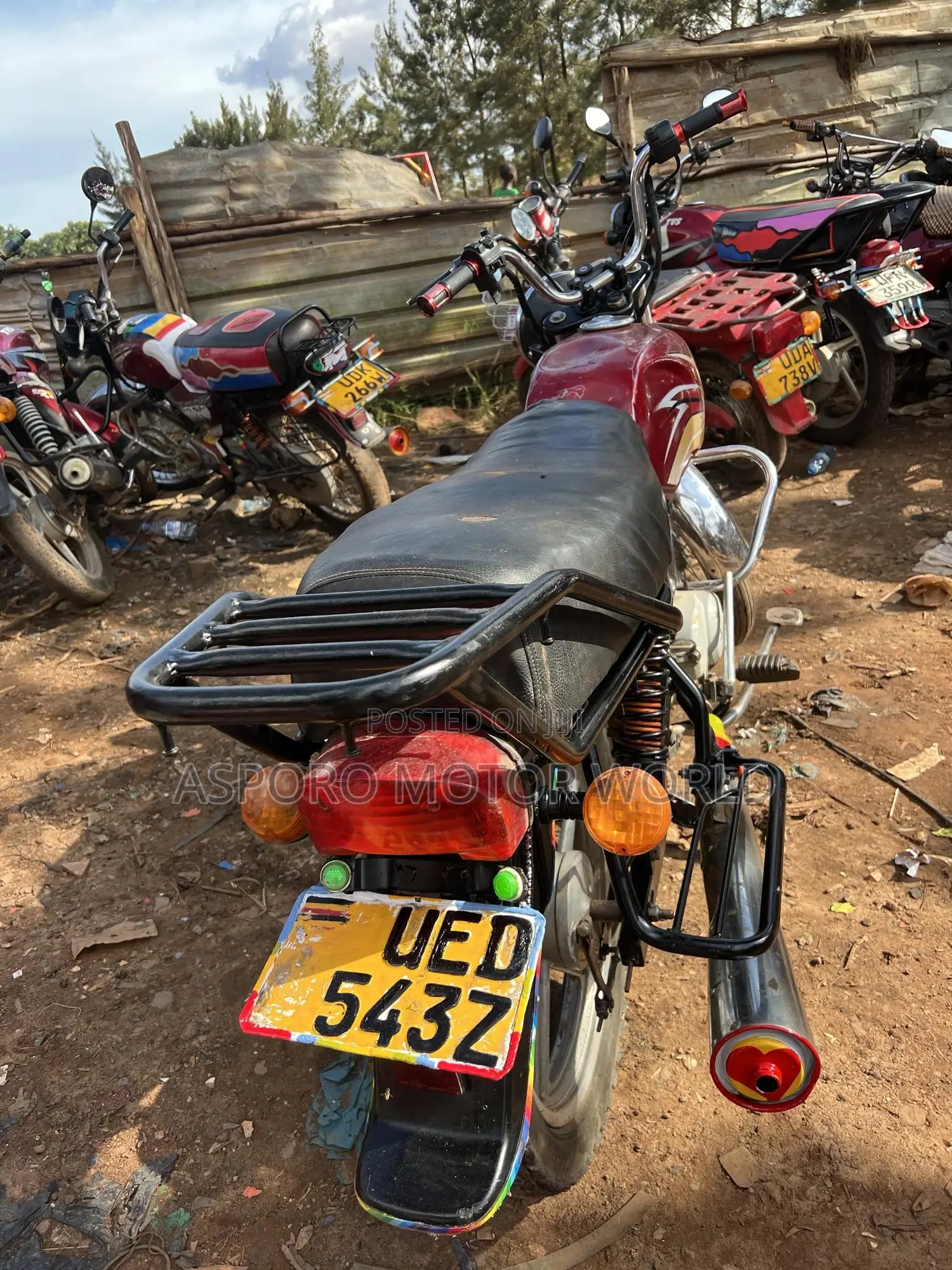 TVS XL 100 2016 Red