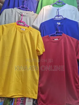 Round Neck Tee Tshirts Uniform Color Outfit