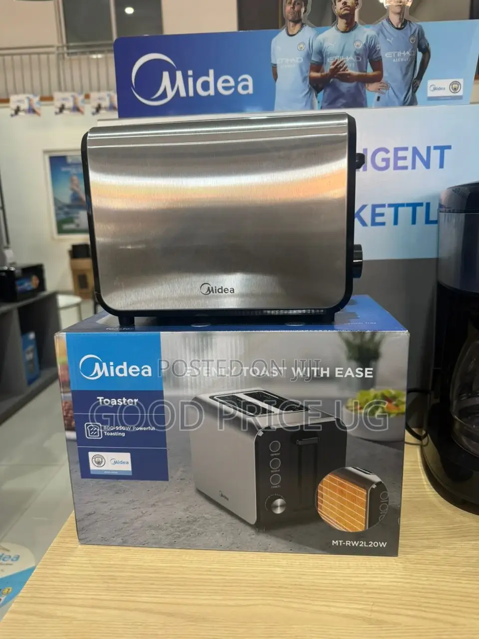 Midea Mt-Rw2l20w 2-Slice Toaster.