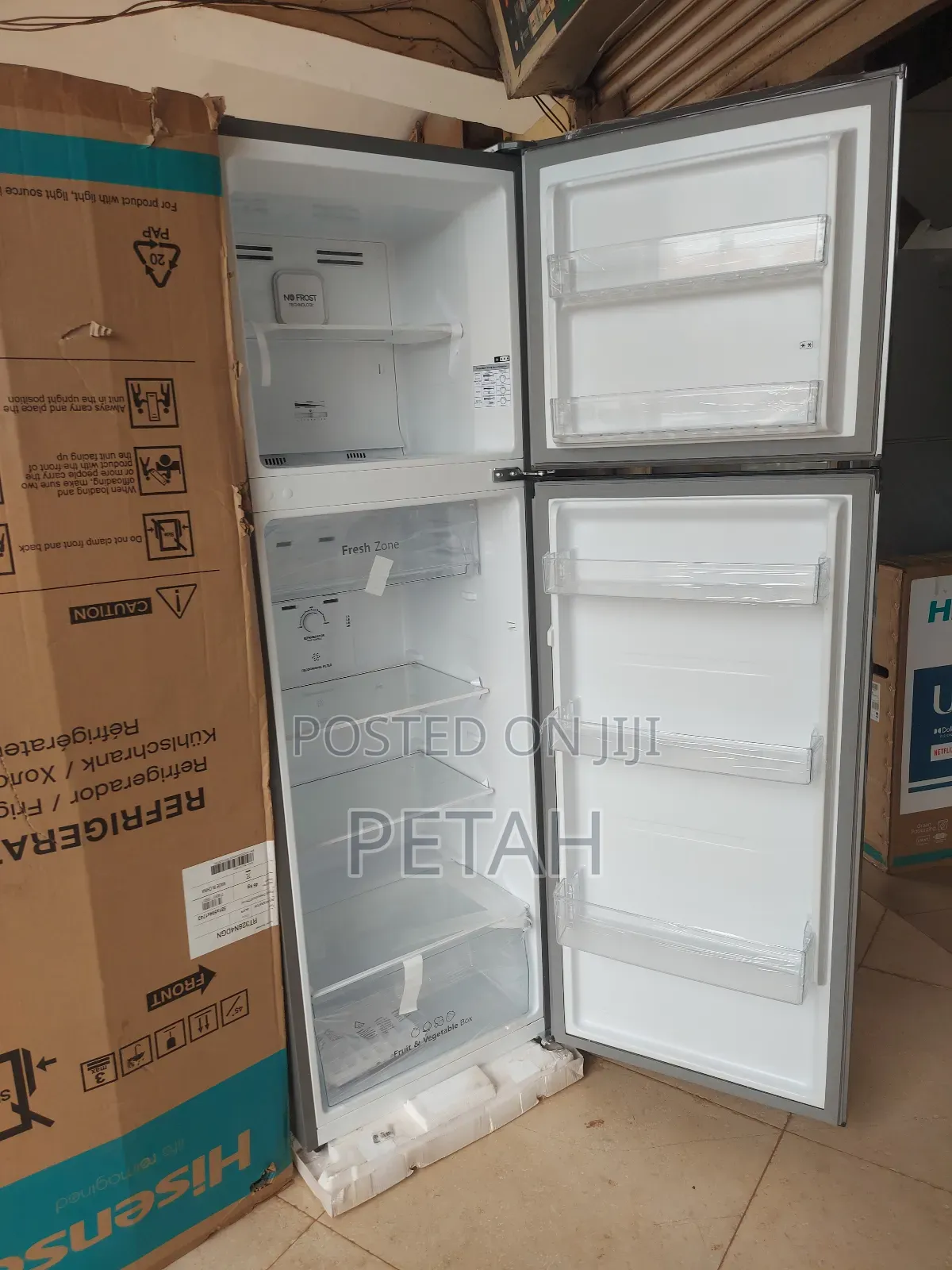 Hisense 328litres Fridge Double Door