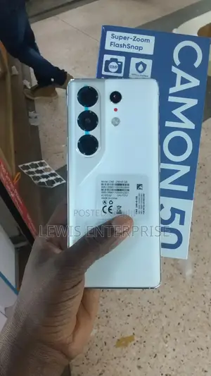 New Tecno Camon 50 256 GB White