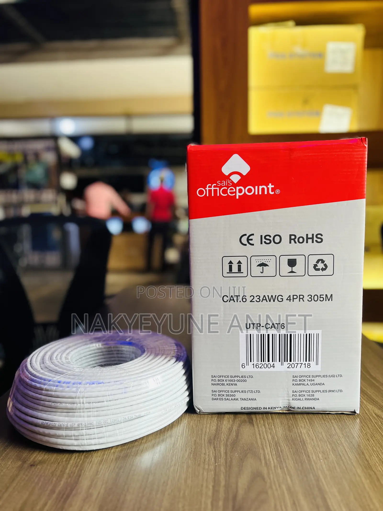 Cat 6 High Speed Utp Networking Cable