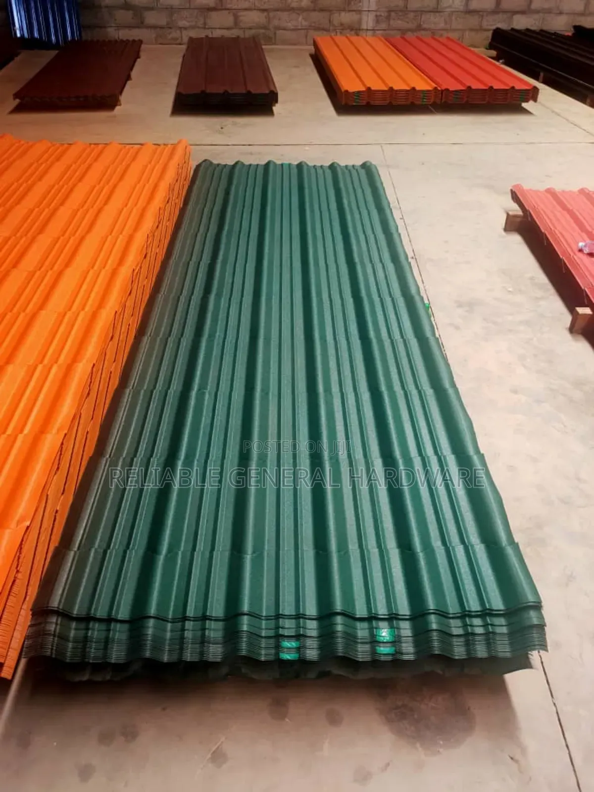 Supertile Green Ironsheets G.28 Mat/Rough