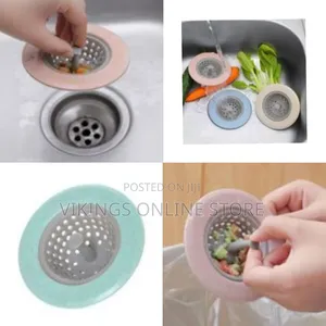 Drain Stopper Rubber Sink Plug Filter, Color May Vary
