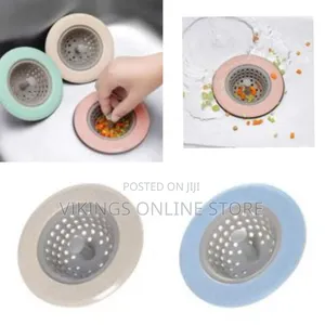 Drain Stopper Rubber Sink Plug Filter, Color May Vary