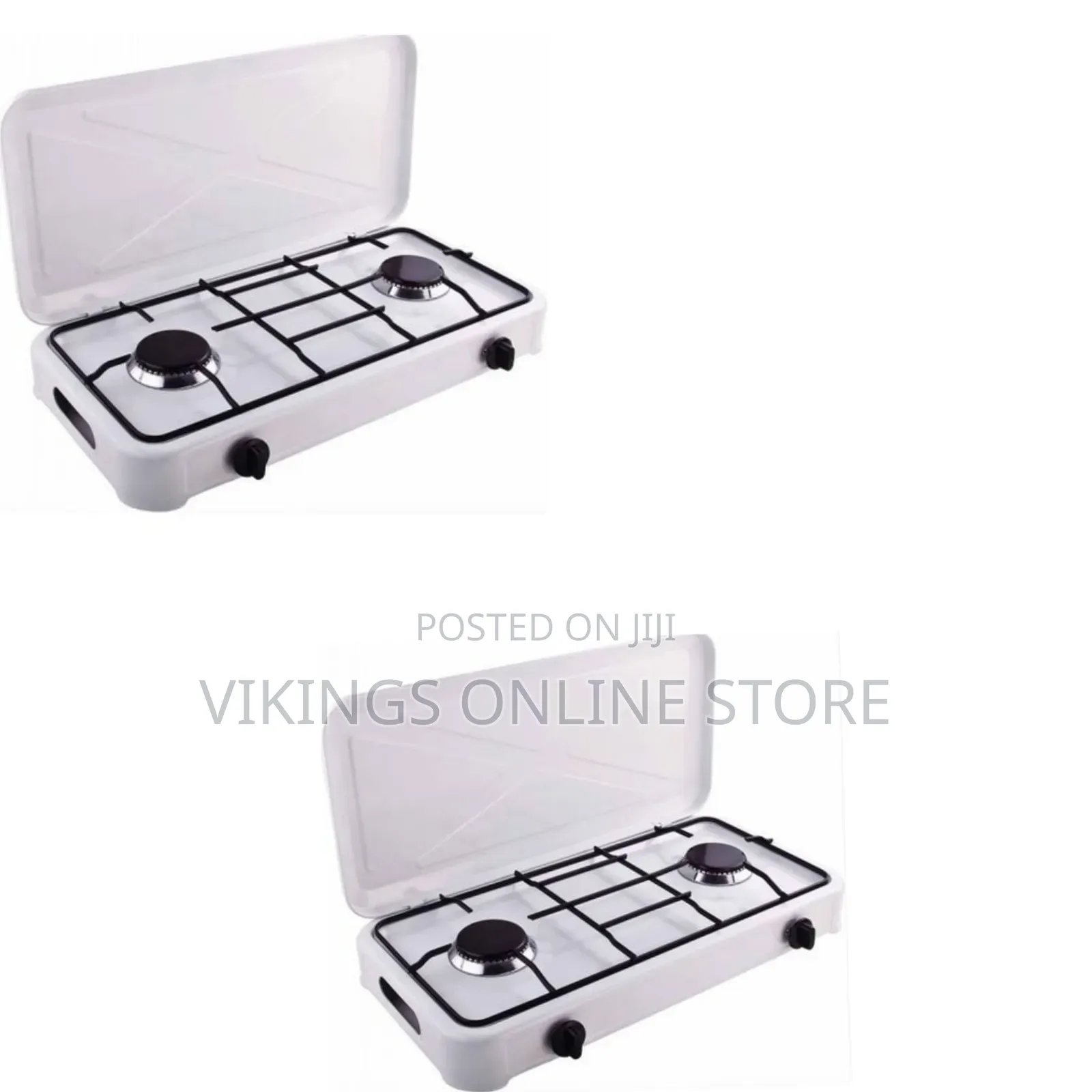 Starlux 2 Burner Gas Cooking Stove - White