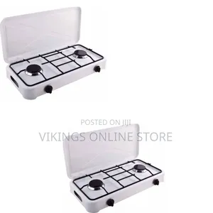Starlux 2 Burner Gas Cooking Stove - White