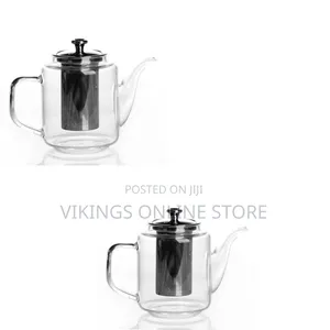800ml Glass Kettle/Teapot With Infuser-Colorless