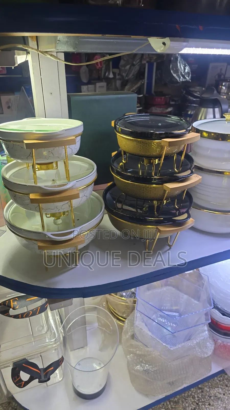 3pcs Casserole Serving Dishes With Stands
