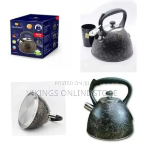 3 Litres Whistling Tea Boiling Kettle - Black