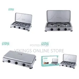 Winningstar 3 Burner Gas Stove Cooker Plate With Automatic Ignition