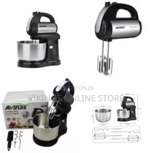 Avinas 4.2l Blender Dough Hand Stand Mixer Food Processor, Silver