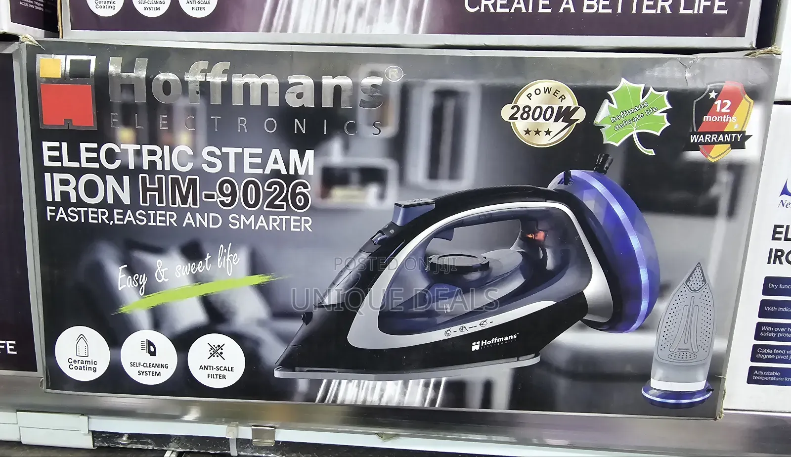 Hoffman Cordless Steam Iron