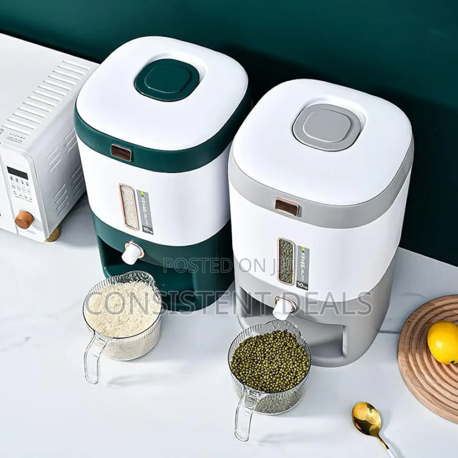 Kitchen Japanese Style Grain Storage Bucket Insect Proof